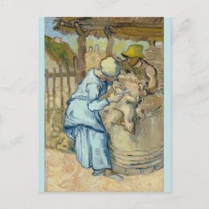 Cartão Postal Shearer, após Millet, por Vincent Van Gogh