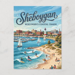 Cartão Postal Sheboygan, Wisconsin