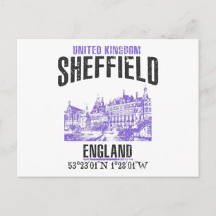 Cartão Postal Sheffield