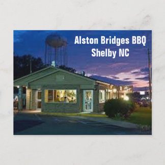 Cartão Postal Shelby NC North Carolina Postcard Alston Bridges