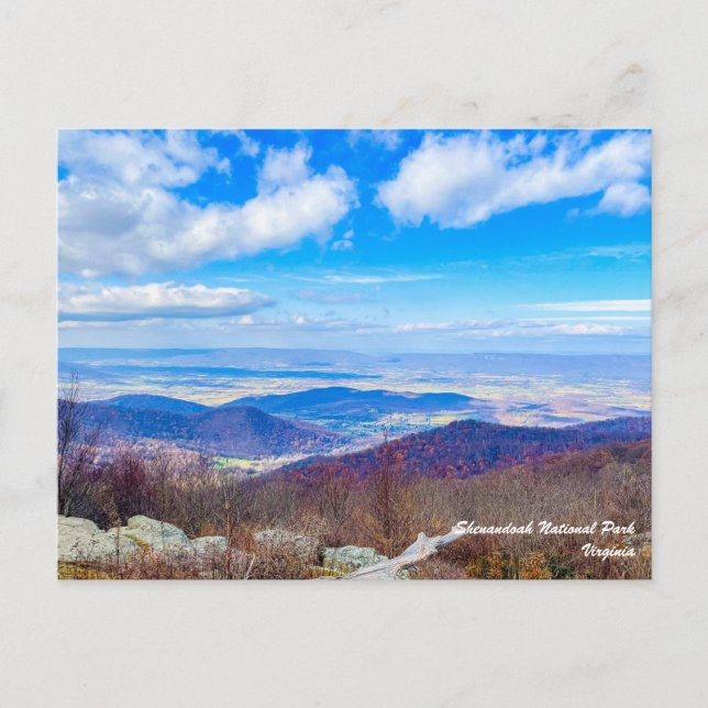 Cartão Postal Shenandoah National Park (Frente)