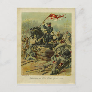 Cartão Postal Sheridan em Cinco Forks por H.A. Ogden