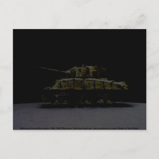 Cartão Postal Sherman Tank 1944 digi art.