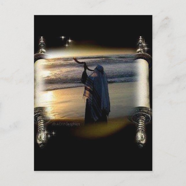 Cartão Postal Shfar Scroll (Frente)