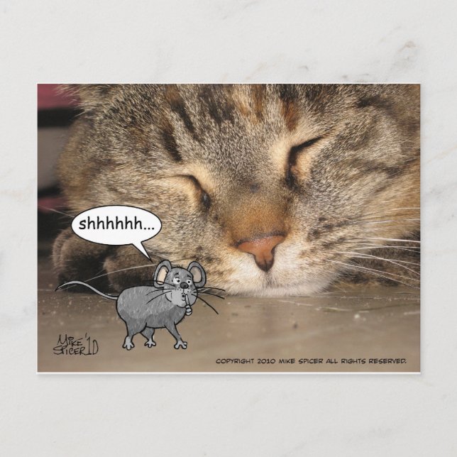 Cartão Postal Shhhhhhh… (Frente)