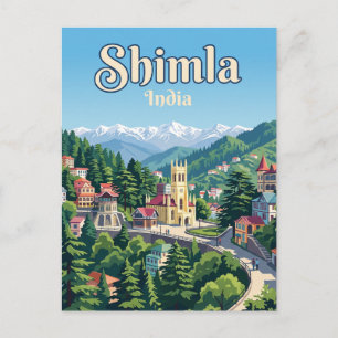 Cartão Postal Shimla Índia
