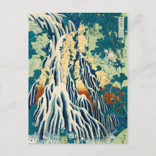 Cartão Postal Shimotsuke Kurokami-Yama Kirifuri no Taki Japonês