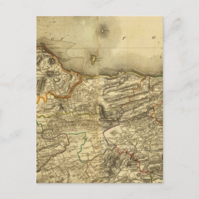 Cartão Postal Shire de Edimburgo Composto (Frente)