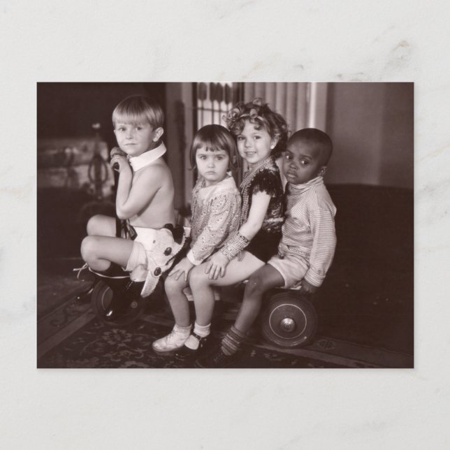 Cartão Postal Shirley Temple e Gang.jpeg (Frente)