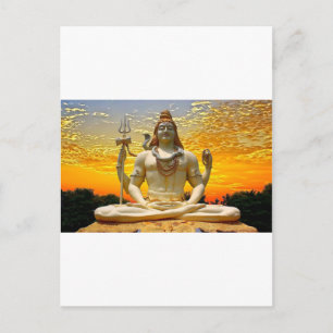 CARTÃO POSTAL SHIVA DEUS HINDU