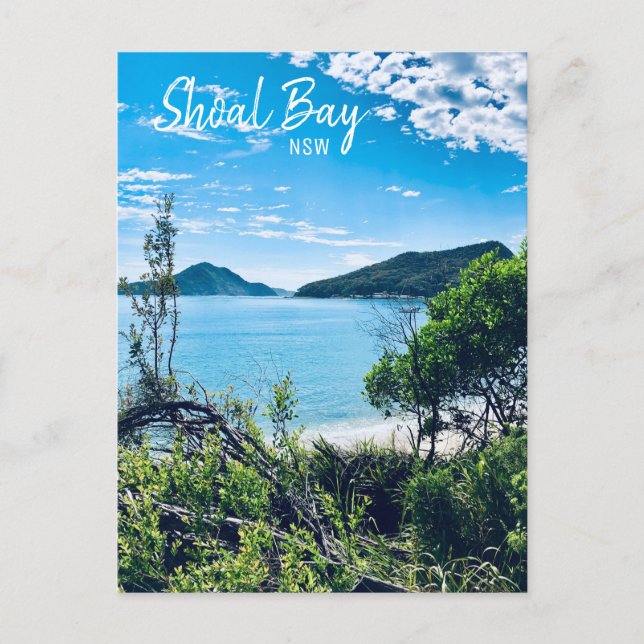 Cartão Postal Shoal Bay Port Stephens NSW (Frente)