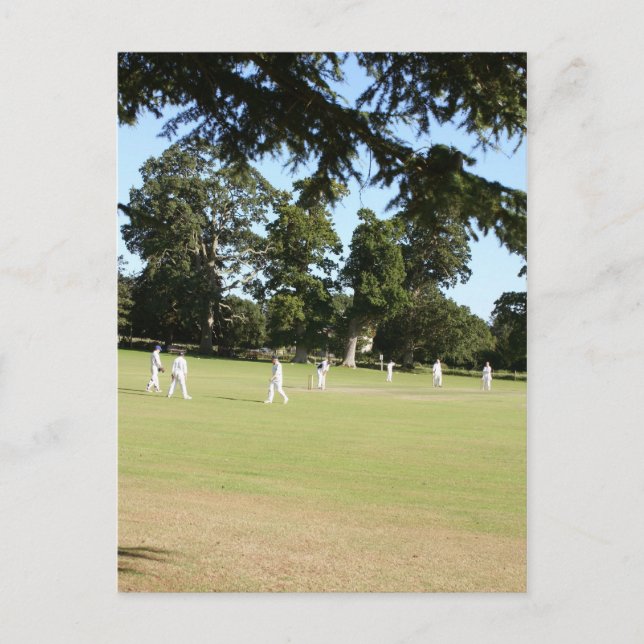 Cartão Postal Shobrooke Park Cricket Club, Creditation, Devon, R (Frente)