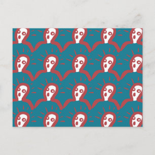 Cartão Postal Shock and Awe-some - Cartoon Engraçado Wow Faces