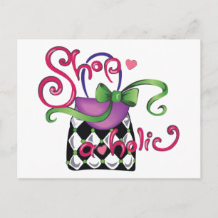 Cartão Postal Shopaholic