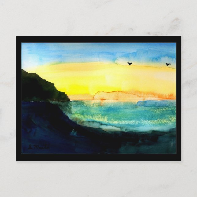 Cartão Postal Shore E Sky (Frente)