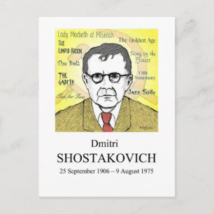 Cartão Postal Shostakovich