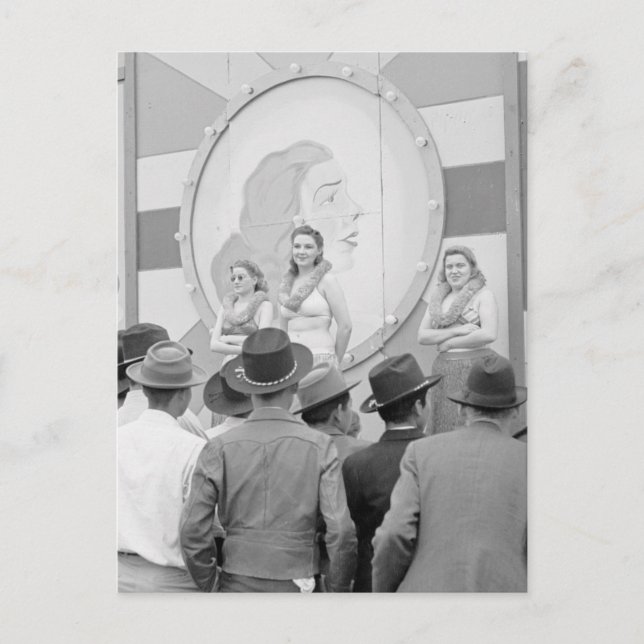 Cartão Postal Show de Garotas, 1942 (Frente)