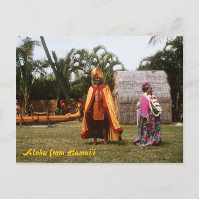 Cartão Postal Show de Hula (Frente)