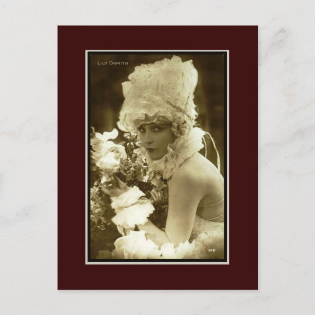 Cartão Postal Show Girl 1920 (Frente)
