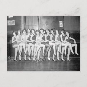 Cartão Postal Showgirls, 1924