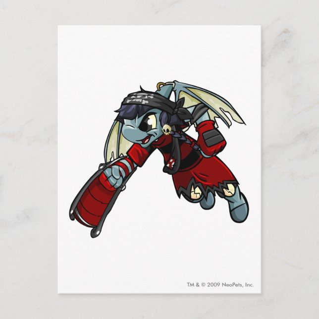 Cartão Postal Shoyru Krawk Island Player (Frente)