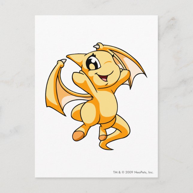 Cartão Postal Shoyru Yellow (Frente)