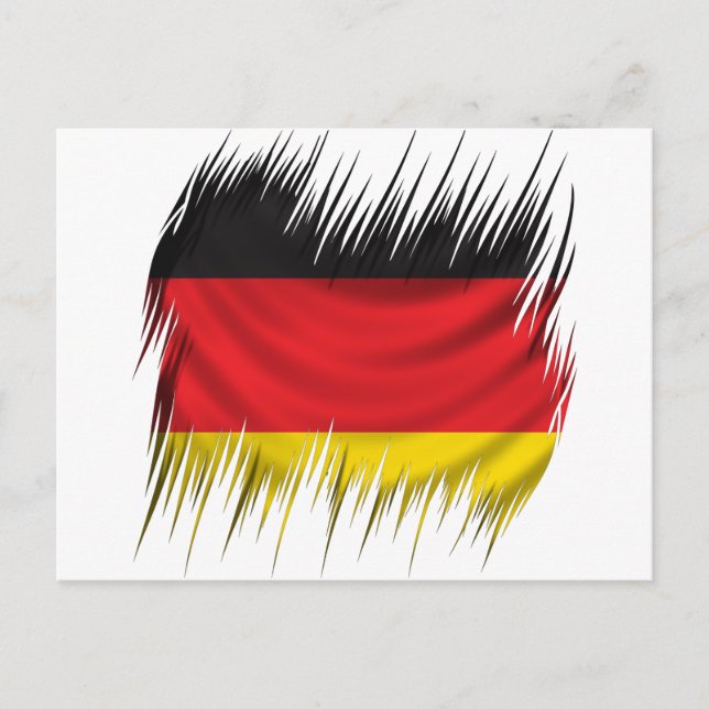 Cartão Postal Shredders German Flag (Frente)
