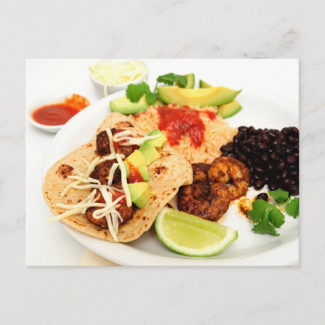 Cartão Postal Shrimp Taco (Frente)