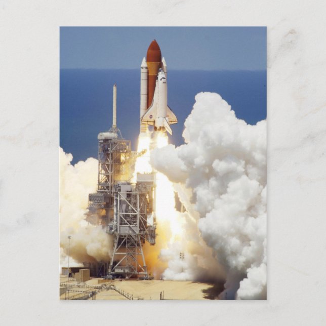 Cartão Postal Shuttle do Espaço (Frente)