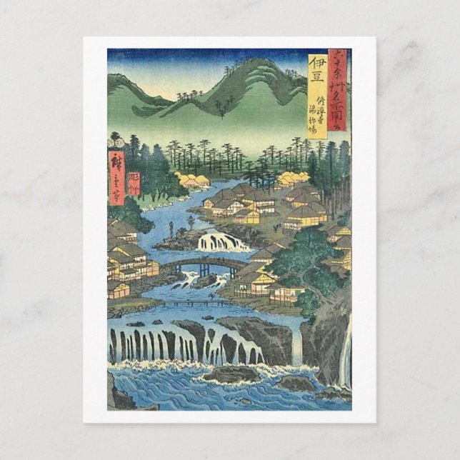 Cartão Postal Shuzenji Izu (Frente)
