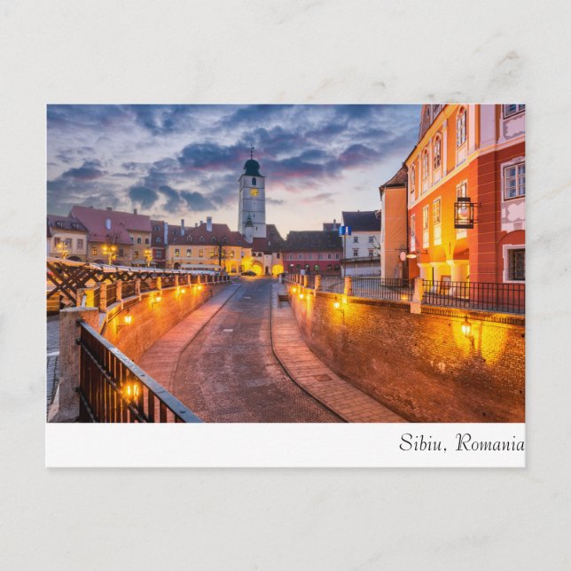 Cartão Postal Sibiu (Frente)
