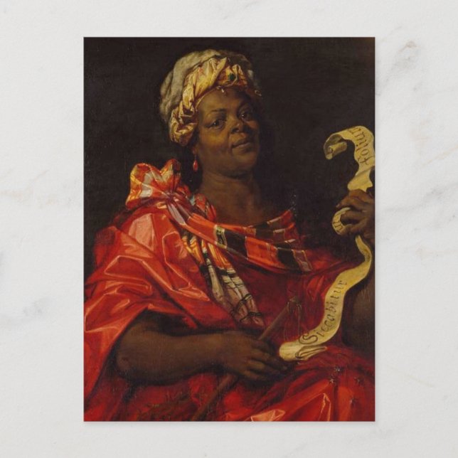 Cartão Postal Sibylle Agrippina por Jan van der Hoecke (Frente)