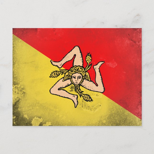 Cartão Postal Sicília (Frente)