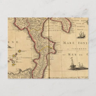 Cartão Postal Sicília Itália