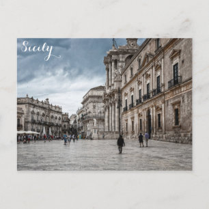 Cartão Postal Sicília Itália Viagem Foto italiana