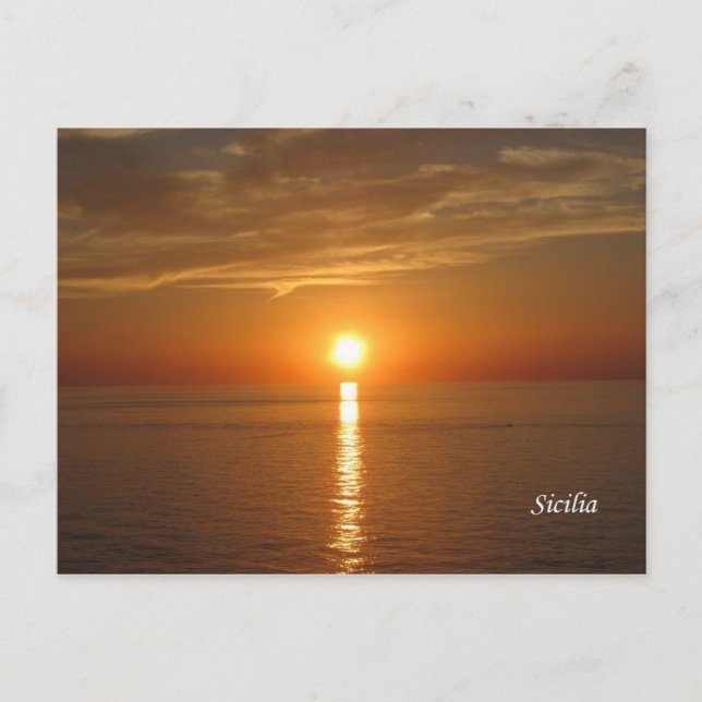 Cartão Postal Sicília - Sizilien (Frente)