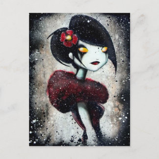 Cartão Postal Sidelong (vermelho)