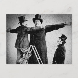 Cartão Postal Sideshow de circo gigante de placa de gabinete Wen