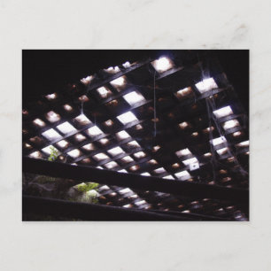 Cartão Postal Sidewalk Skylight a Partir De Baixo