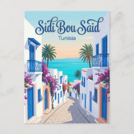 Cartão Postal Sidi Bou Said Tunísia