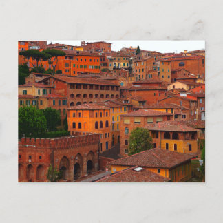 Cartão Postal Siena Cityscape Toscana Itália