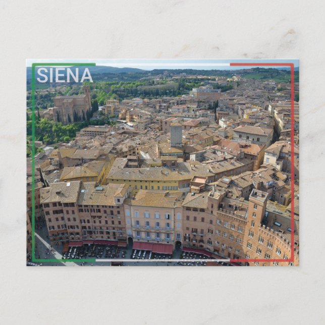 Cartão Postal Siena - Itália (Frente)