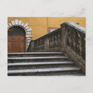 Cartão Postal Siena, Toscana, Itália - Vista em ângulo baixo de