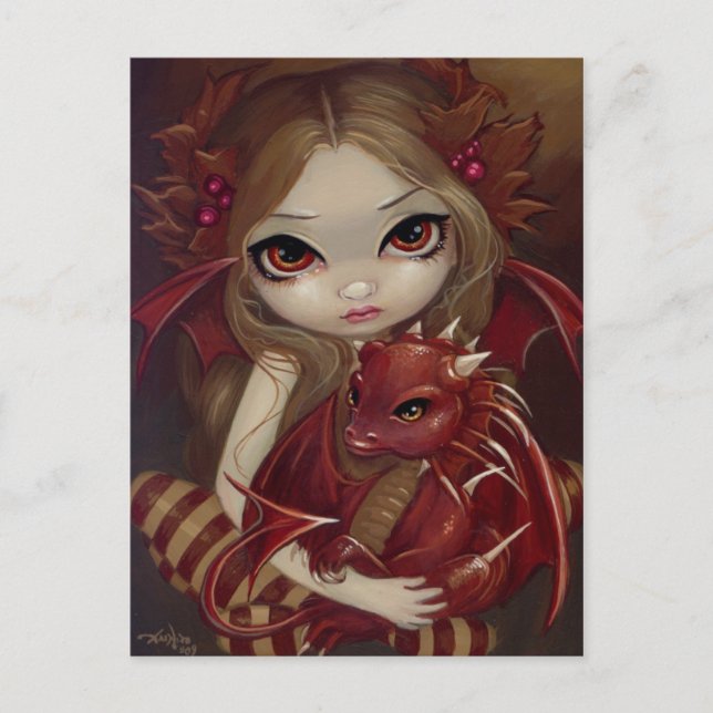 Cartão postal "Sienna Dragonling" (Frente)