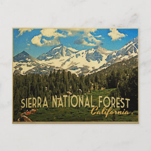 Cartão Postal Sierra National Forest California
