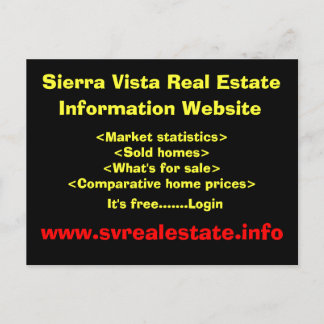 Cartão Postal Sierra Vista Real Estate, Site de Informação, ...