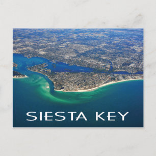 Cartão Postal Siesta Key, foto aérea da Flórida