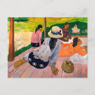 Cartão Postal Siesta Paul Gauguin