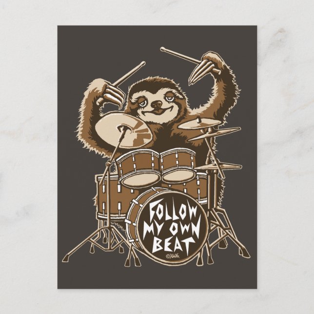 Cartão Postal Siga meu próprio ritmo (Frente)
