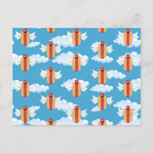 Cartão Postal Significado do Emoji de Cachorro-Quente Engraçado